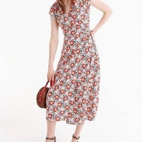 J. Crew Factory Dresses Jcrew Mercantile Easy Wrap Dress In